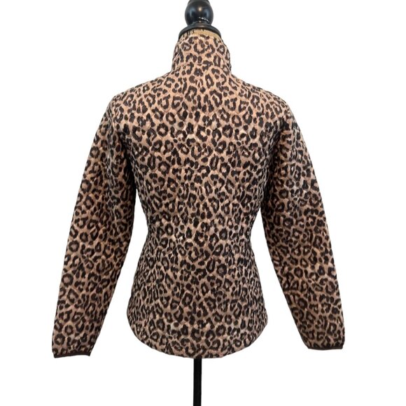 Lands End Animal Print Mob Wife Primaloft Quilted Jacket Size XS - Picture 6 of 11